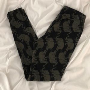 Lularoe OS Elephant Leggings